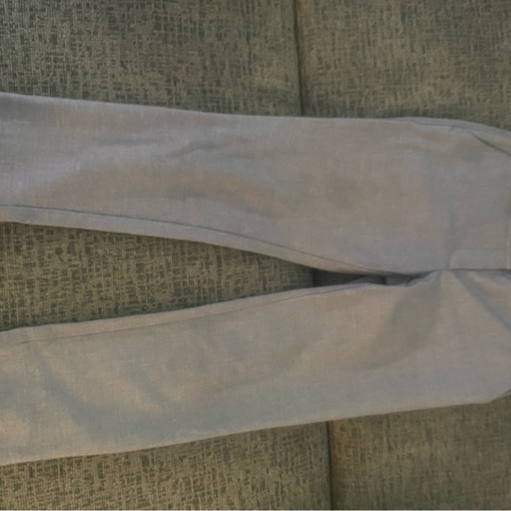 LOFT Gray Textured Pants